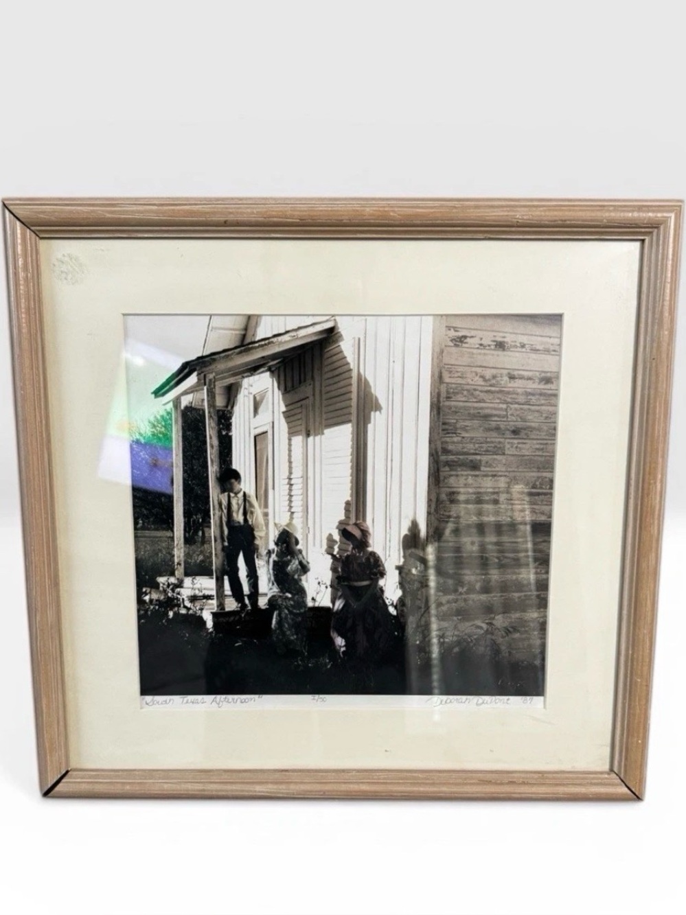 Deborah DuPont “Texas Scene Afternoon” Signed Numbered Print 1/50(1987)FramedArt